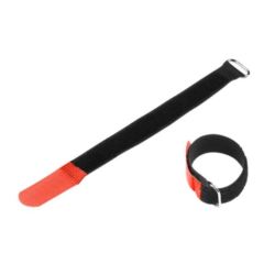 Adam Hall Cables VR 2020 RED - Opaska kablowa na rzepy, 200 x 20 mm, czerwona