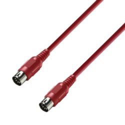 Adam Hall Cables K3 MIDI 0075 RED