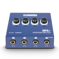 LD Systems HPA 4 - 4-kanałowy wzmacniacz słuchawkowy