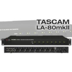 Tascam LA-80MK2 8-kanałowy symetryzator RACK 1U