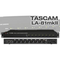 Tascam LA-81MK2 8-kanalowy desymetryzator Rack 1U