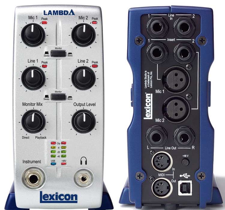 Lexicon LAMBDA Studio 2-kanałowy interfejs USB