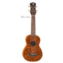 Luna Ukulele Sopranowe - Peace Love