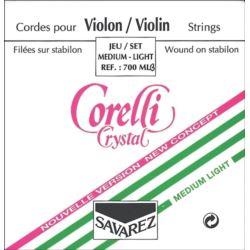 Corelli struny skrzypcowe Crystal 630100