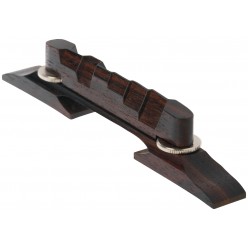 Framus Vintage Parts - Compensated Archtop Bridge, Rosewood, 6-String