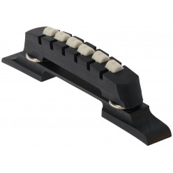 Framus Vintage Parts - Adjustable Archtop Bridge, Pear, 6-String