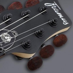 Framus Parts - Ratio Locking Machineheads, 8-String, Rosewood Buttons - Black