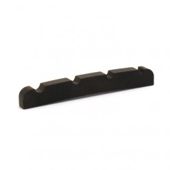 Black TUSQ XL PT-1215-00 - Bass Nut, Curved Bottom, Slotted, 4-String