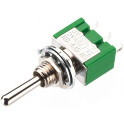 Monacor MS-313 Precyzyjny przełącznik dźwigniowy, 1 x ON/OFF/ON