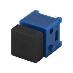 Monacor MS-660/SW Miniaturowy przycisk monostabilny do płytek PCB, czarny