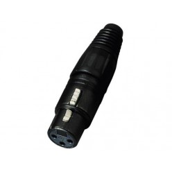 Monacor NC-3FXB Gniazdo XLR NEUTRIK, 3-pinowe