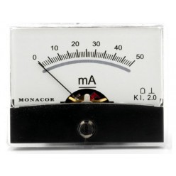 Monacor PM-2/50MA Mierniki z ruchomą cewką