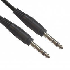 AC-J6S/1,5 Jack-cable 6,3mm stereo 1,5m Accu Cable