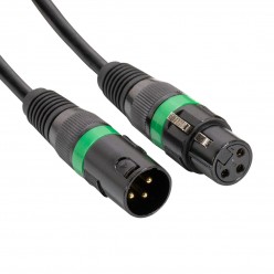 AC-DMX3/5 3 p. XLRm/3 p. XLRf 5m DMX Accu Cable