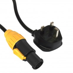 MPC IP65 Locking Power - UK 2m Accu Cable