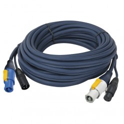 DAP 90900 FP17 Hybrid Cable - powerCON & 3-pin XLR - Audio / Power