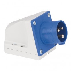 PCE 91360 CEE 16 A/240 V 3P Wallmount - male