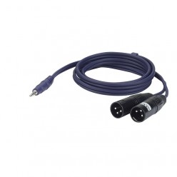 DAP FL463 FL46 - stereo mini-jack to 2 XLR/M 3P