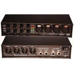 Outlet JTS PMM-4 Czterokanałowy mikser monitorowy, ze spliterem.