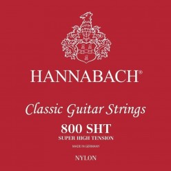 Hannabach 7164822 Struny do gitary klasycznej Serie 800 Super High Tension Posrebrzany