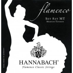 Hannabach 7165094 Struny do gitary klasycznej Serie 827 Medium Tension Flamenco