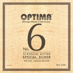 Optima 7165211 Struny do gitary klasycznej No. 6 Special Silver