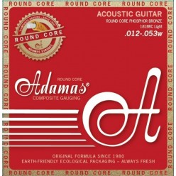 Adamas 7166340 Gitara akustyczna struny Historic Reissue Phosphor Bronze Round Core