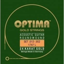 Optima 7166444 Gitara akustyczna struny Gold Strings