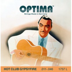 Optima 7166465 Gitara akustyczna struny Hot Club Gypsyfire Posrebrzane