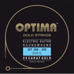 Optima 7166588 Gitara elektryczna struny Gold Strings Round Wound