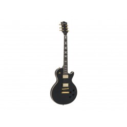 DIMAVERY LP-530 E-Guitar, black/gold