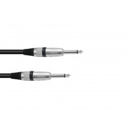 OMNITRONIC Jack cable 6.3 mono 1.5m bk ROAD