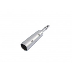 OMNITRONIC Adapter XLR(M)/Jack(M) stereo