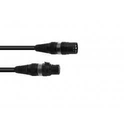 SOMMER CABLE DMX cable XLR 3pin 3m bk Hicon