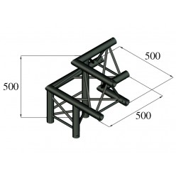 ALUTRUSS TRILOCK S-PAL-32 3-Way Corner /\\ left