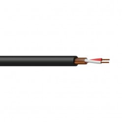 Procab MC105B/1 Balanced microphone cable - flex 2 x 0.125 mm? -  26 AWG 100 meter, black