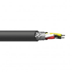 Procab PMX422/1 DMX-AES cable - flex 2 pairs 0.34 mm? - 22 AWG - HighFlex™ 100 meter, dark grey