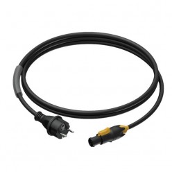 Procab PRP433/3 Power cable - schuko male - powerCON TRUE1 female - 3 x 1.5 mm² 3 meter