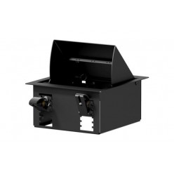 CAYMON CASY024/B CASY In-table mount box - 4 space Black version - RAL9004