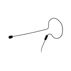 AUDAC CMX700BX Clip-on ear microphone Clip-on ear condenser microphone, Mini XLR - Black