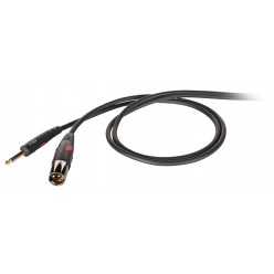 DIE HARD DHG220LU1 Gold Series kabel XLRm-Jack 6.3 mono 1m