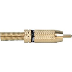 PROEL STAGE MRCA30BK PROEL RCA CONNECTORS wtyk męski RCA do montażu na kablu