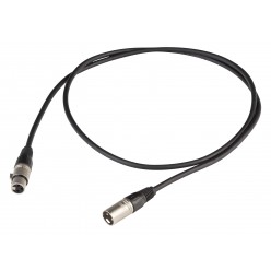 PROEL STAGE STAGE275LU1 STAGE Series kabel zbalansowany XLRf 3pin - XLRm 3pin, dł. 1m