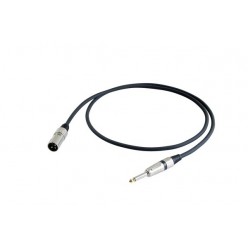 PROEL STAGE STAGE295LU3 STAGE Series kabel niezbalansowany wtyk XLRm 3pin - wtyk Jack 6.3 mono, dł. 3m