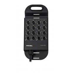 PROEL STAGE TN1204 AUDIO STAGE BOXES "TN" Series Stage Box z blachy ocynkowanej, 12 In/4 Out, dł. 20m