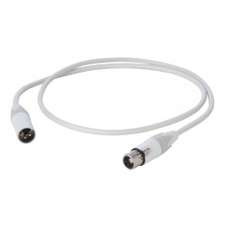 PROEL STAGE ESO210LU6WH ESOTERIC Series kabel zbalansowany XLRf-XLRm 3P Neutrik, dł. 6m