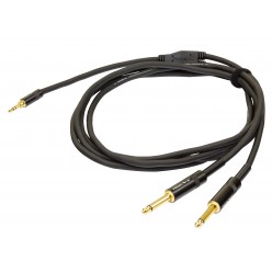 PROEL STAGE CHLP170LU5XL CHALLENGE Series kabel Jack 3.5 stereo  - 2x Jack 6.3 mono dł. 5m