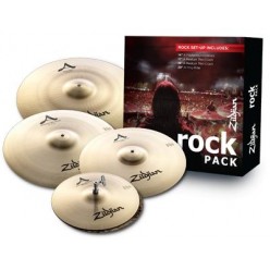 ZILDJIAN Cymbal set, A Zildjian, Rock Pack, 14H/17+19Cr/20R