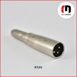 Reds Music  RX04 Adapter XLR M / Jack F mono 6.3mm