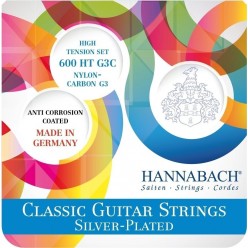 Hannabach 13636899 Struny do gitary klasycznej 600 G3C  G3 CARBONHannabach Struny do gitary klasycznej 600 G3C  G3 CARBON